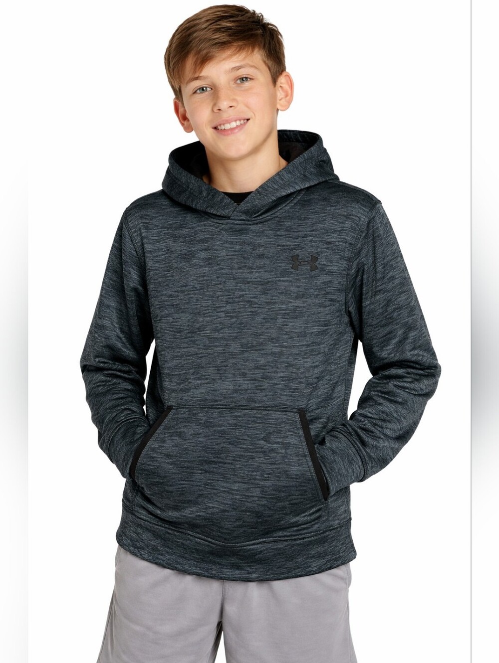 Under Armour gray/black Pullover Hoodie